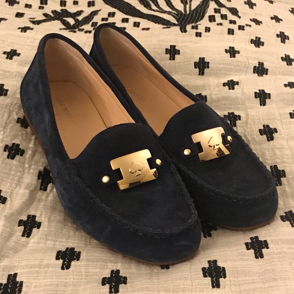 kate spade Shoes - Kate Spade NY Blue Loafers - NWOT